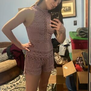 NWT lace romper